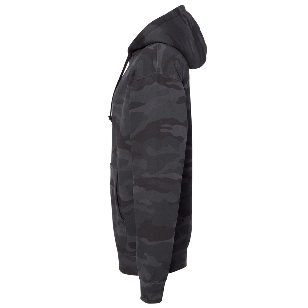 Chenille Dope Black Camo Patched Unisex Hoodie - Rebel P Customs