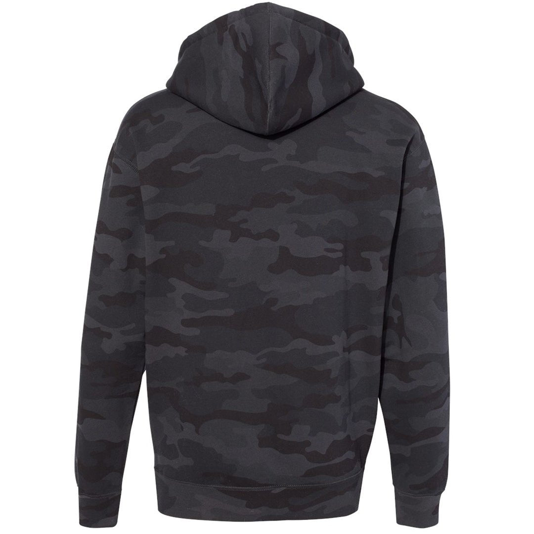 Chenille Dope Black Camo Patched Unisex Hoodie - Rebel P Customs