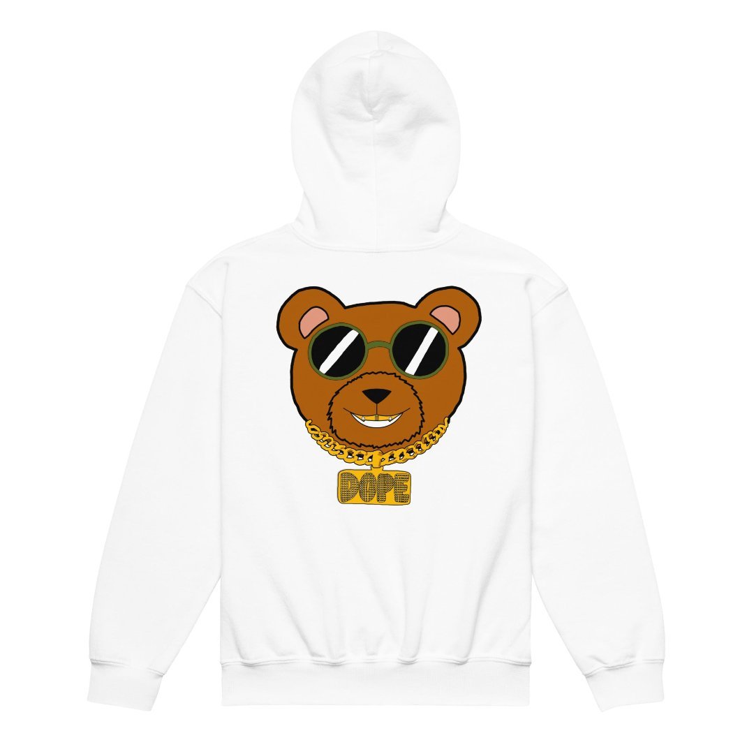 Dope Bear Unisex Youth Hoodie - Rebel P Customs