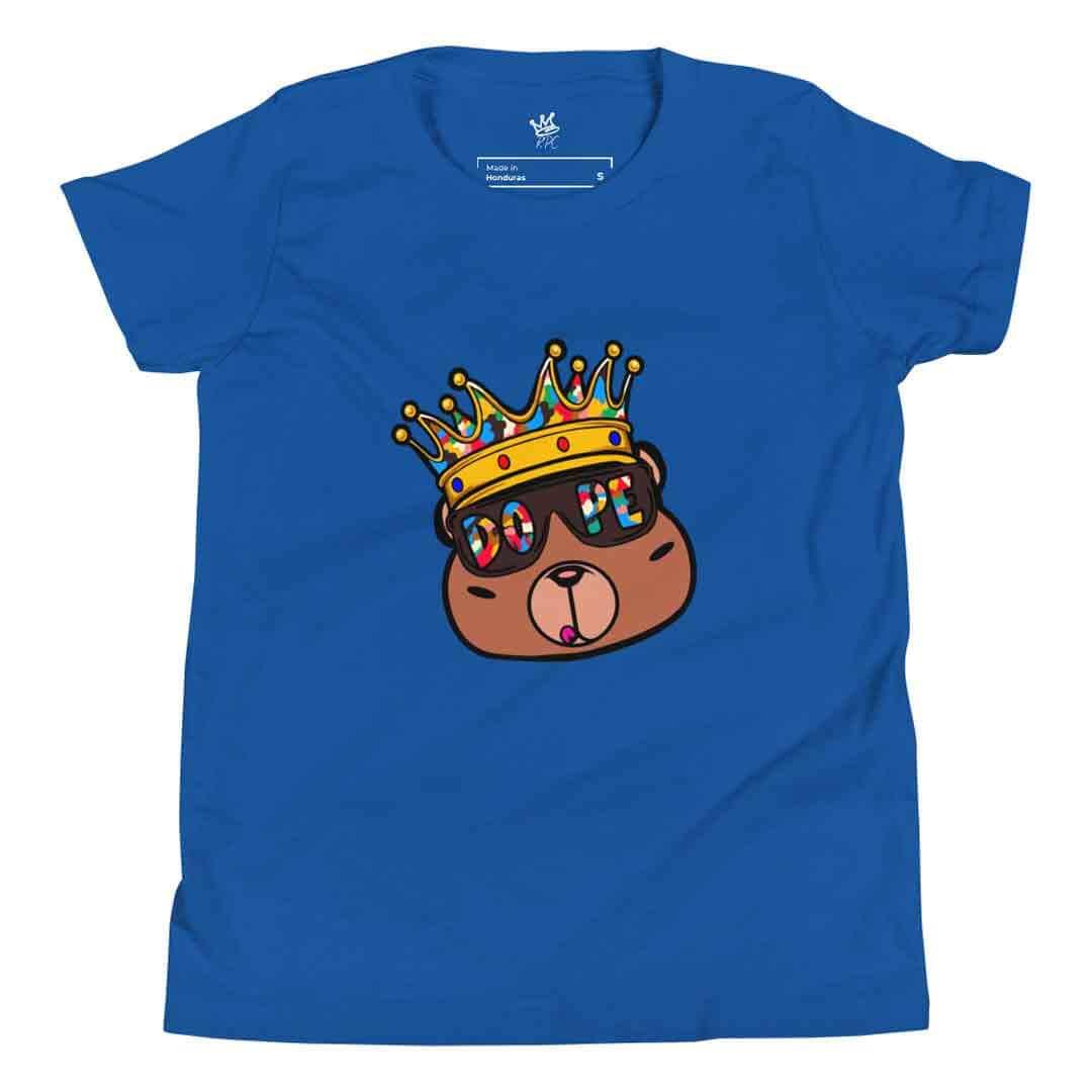 Dope Bear Unisex Youth T-Shirt - Rebel P Customs