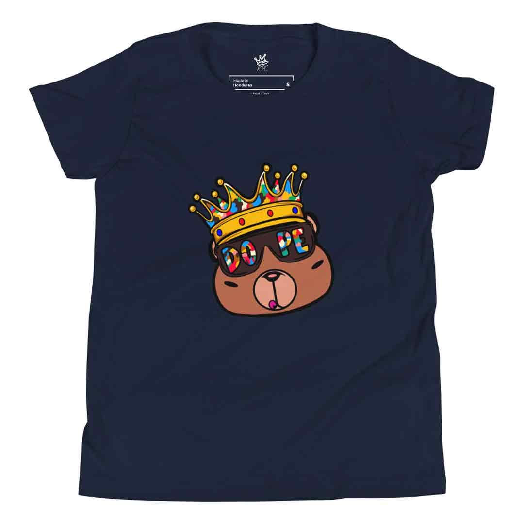 Dope Bear Unisex Youth T-Shirt - Rebel P Customs