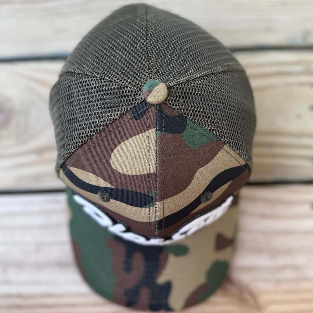 Glow In The Dark Blessed Camo Patched Hat - Rebel P Customs