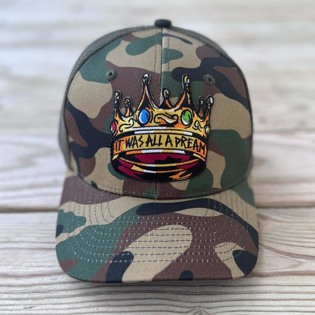 It Was All A Dream Camo Patched Hat - Rebel P Customs
