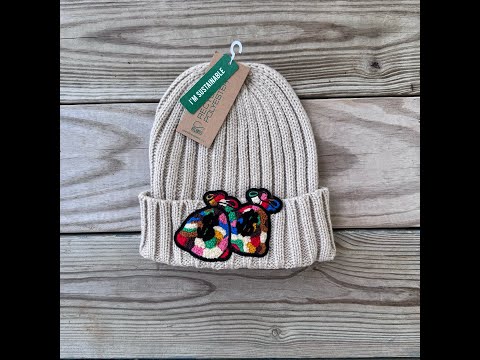 Sustainable Cable Knit Chenille Money Bag Beanie - Rebel P Customs