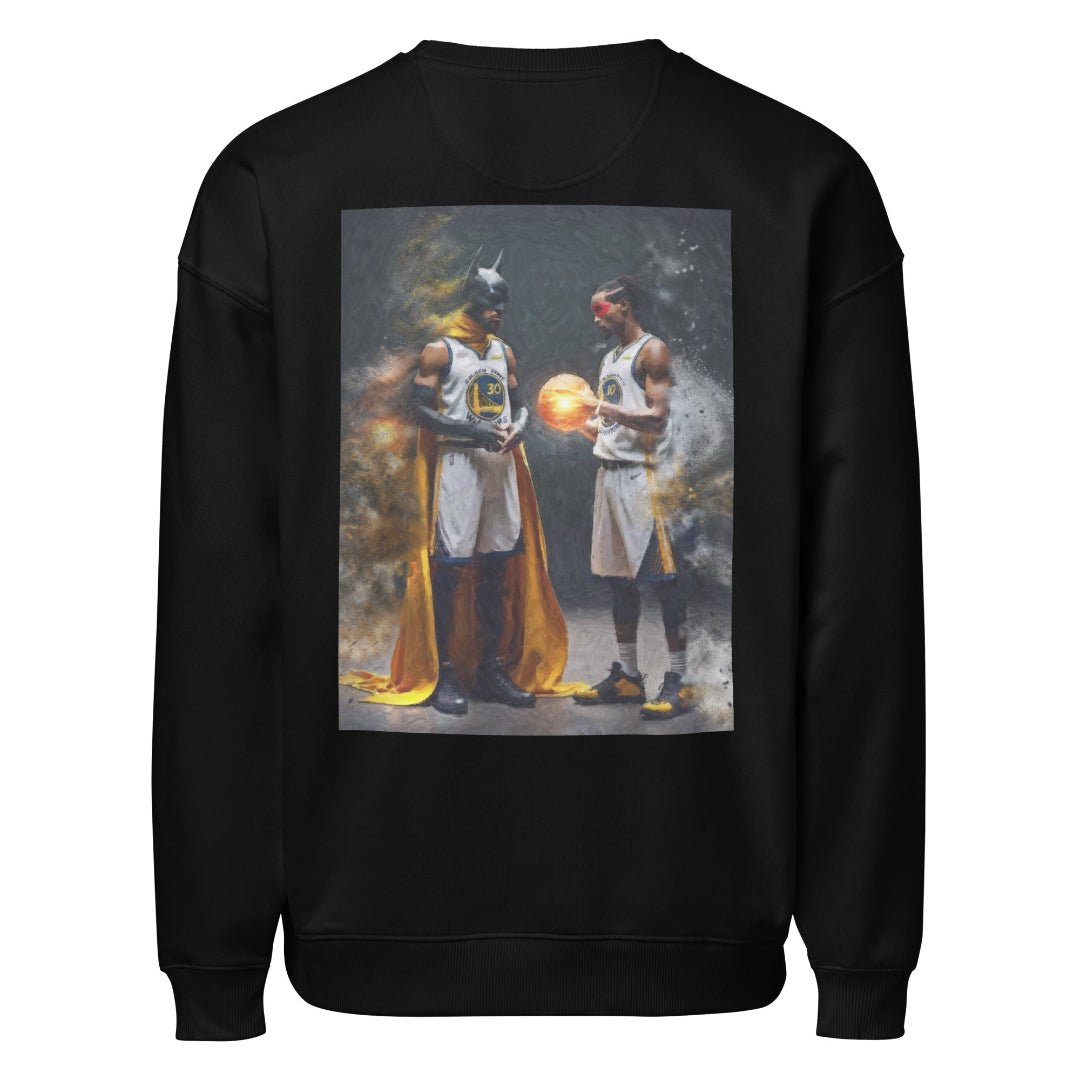 Stephen Curry & Jimmy Butler "Batman & Robin" Unisex Oversized Sweatshirt - Rebel P Customs