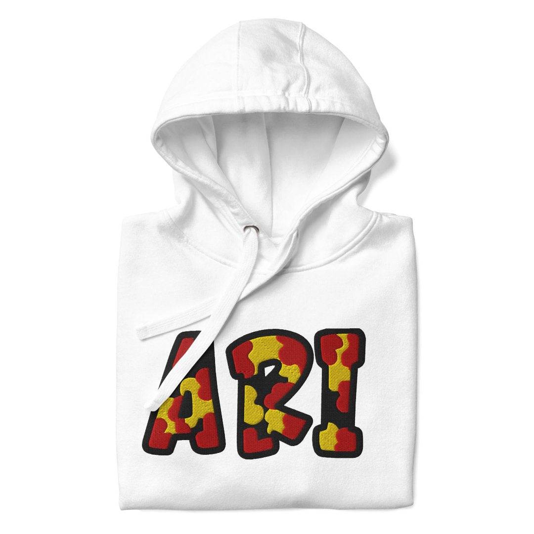 The City Collection ARI Football Patched Unisex Hoodie - Rebel P Customs