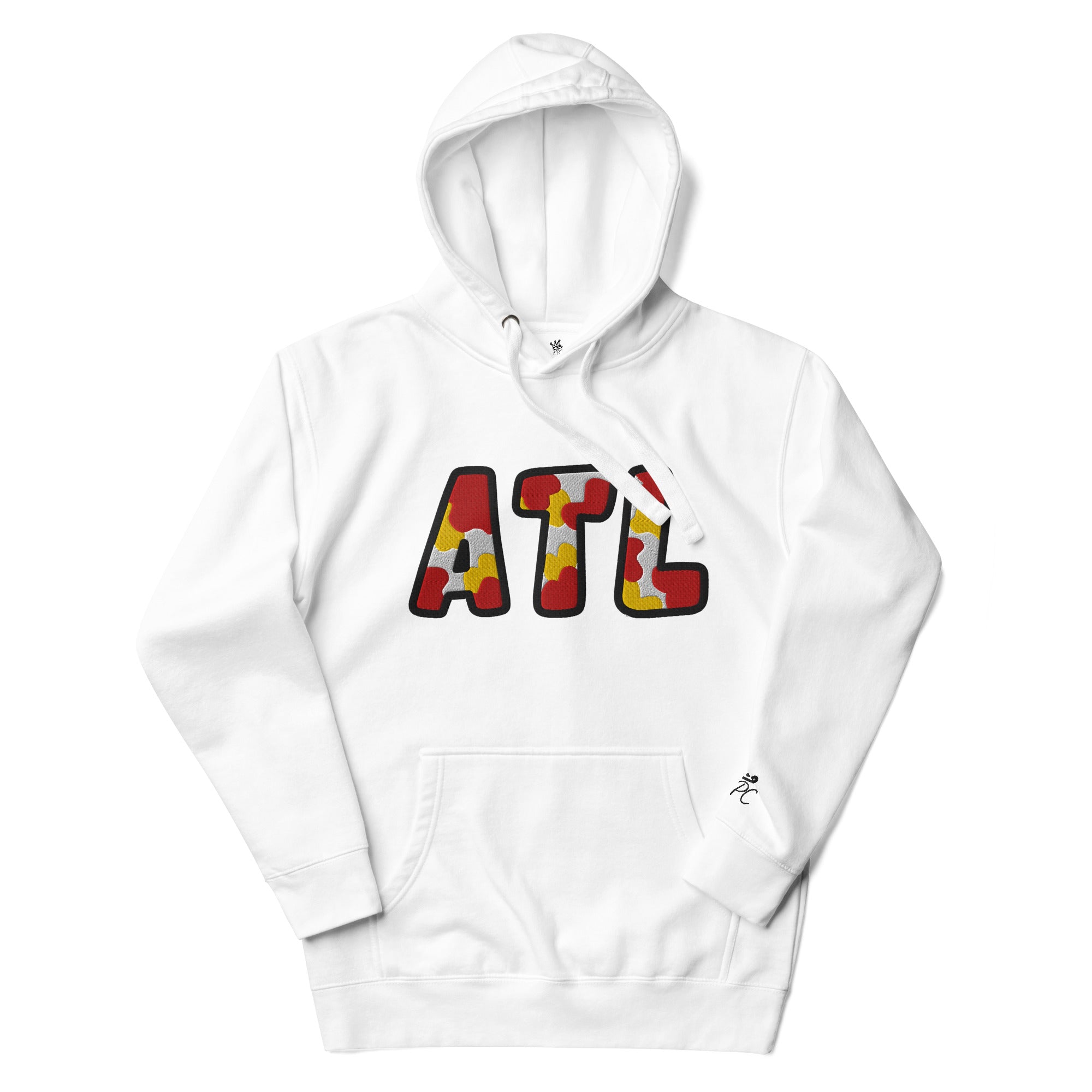 The City Collection ATL Basketball Patched Unisex Hoodie - Rebel P Customs