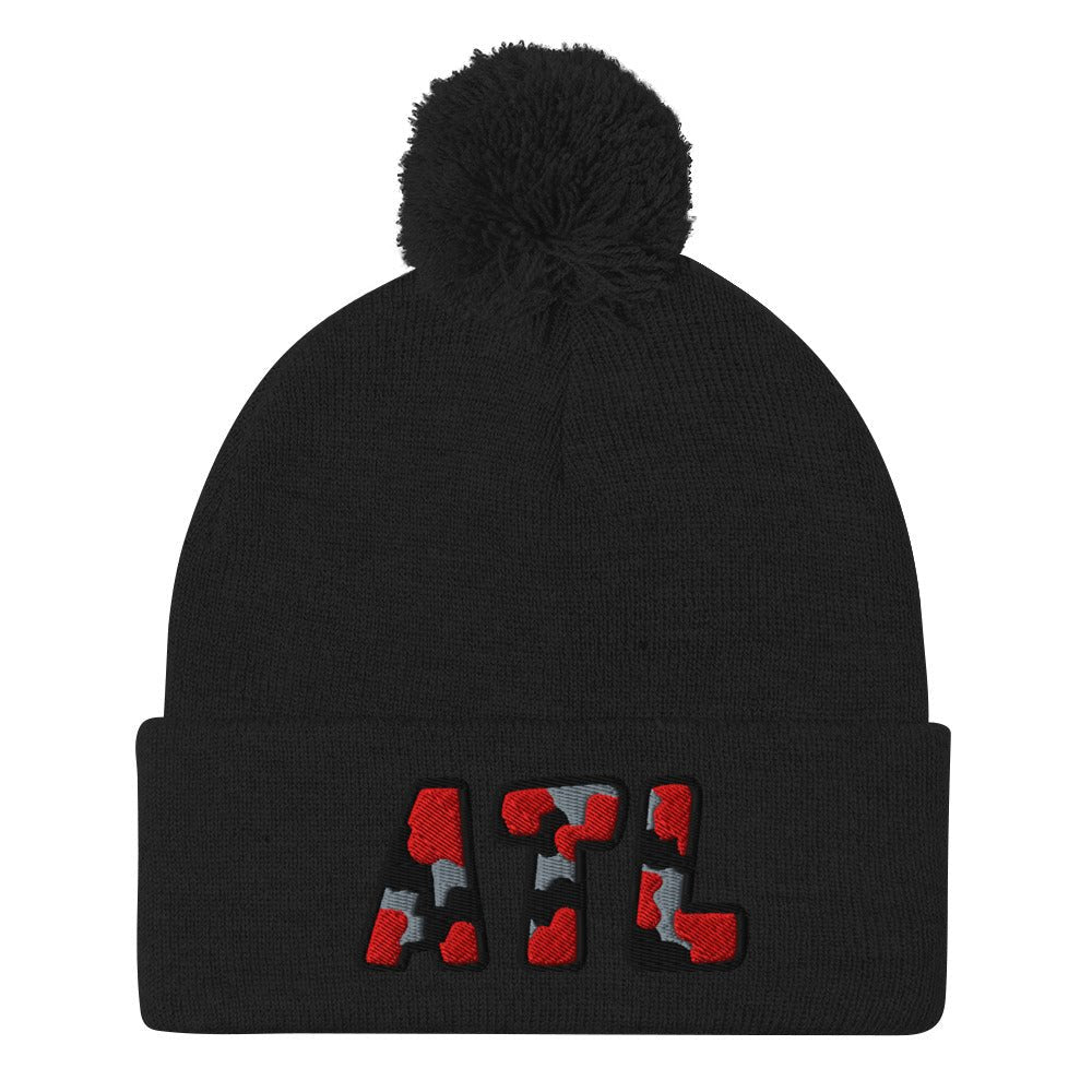 The City Collection ATL Football Patched Beanie - Rebel P Customs