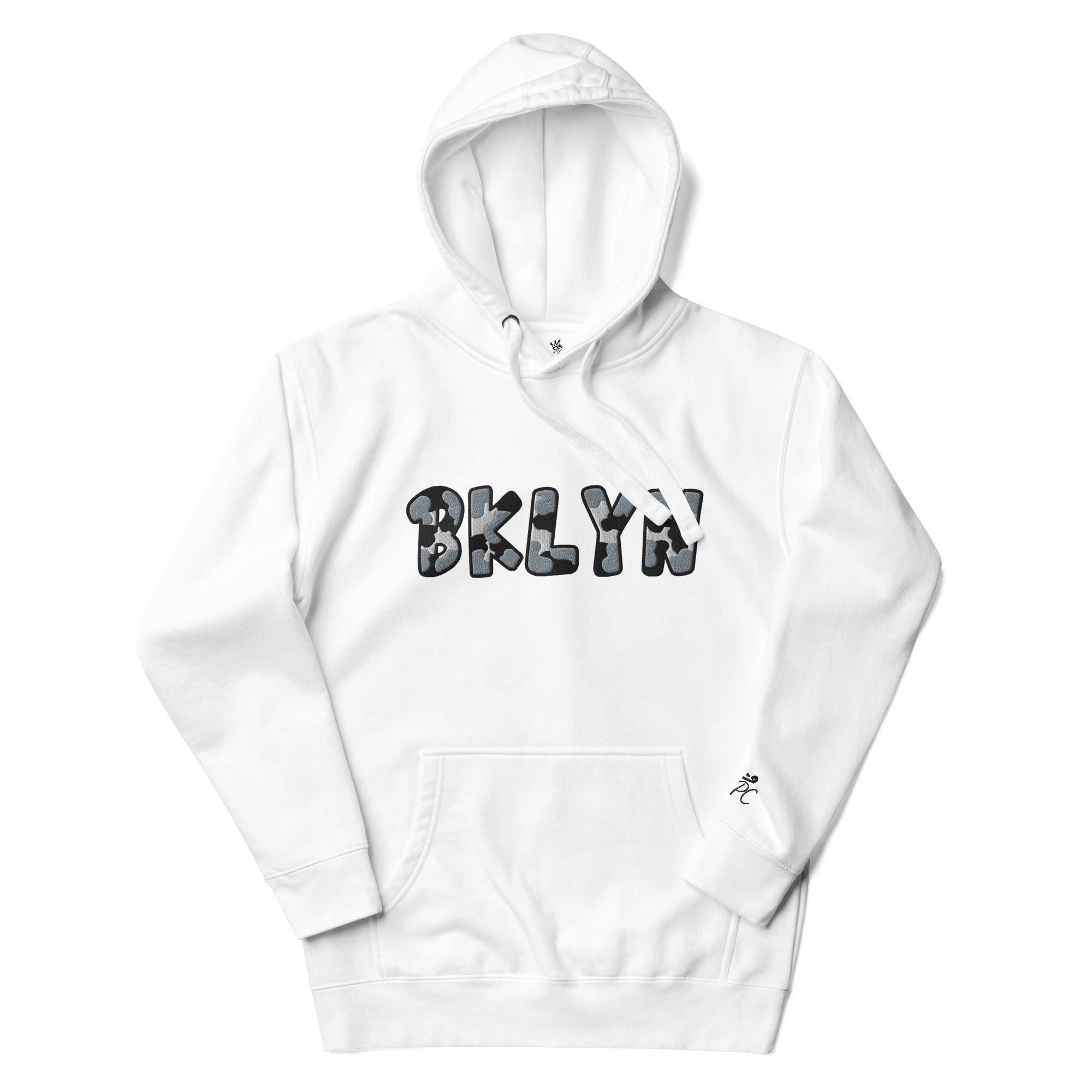 The City Collection BKLYN Basketball Patched Unisex Hoodie - Rebel P Customs