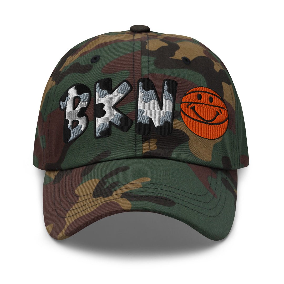 The City Collection BKN Basketball Camo Patched Hat - Rebel P Customs