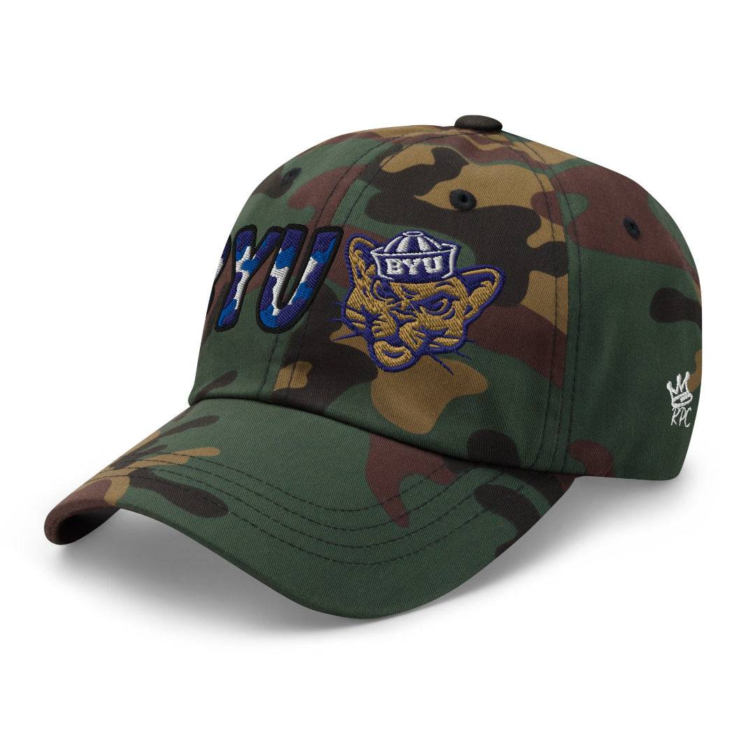 The City Collection BYU Cougar Camo Patched Hat - Rebel P Customs