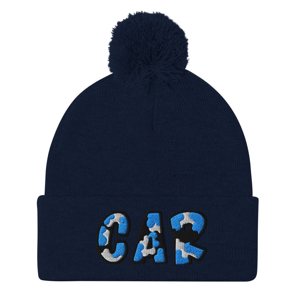 The City Collection CAR Football Patched Beanie - Rebel P Customs