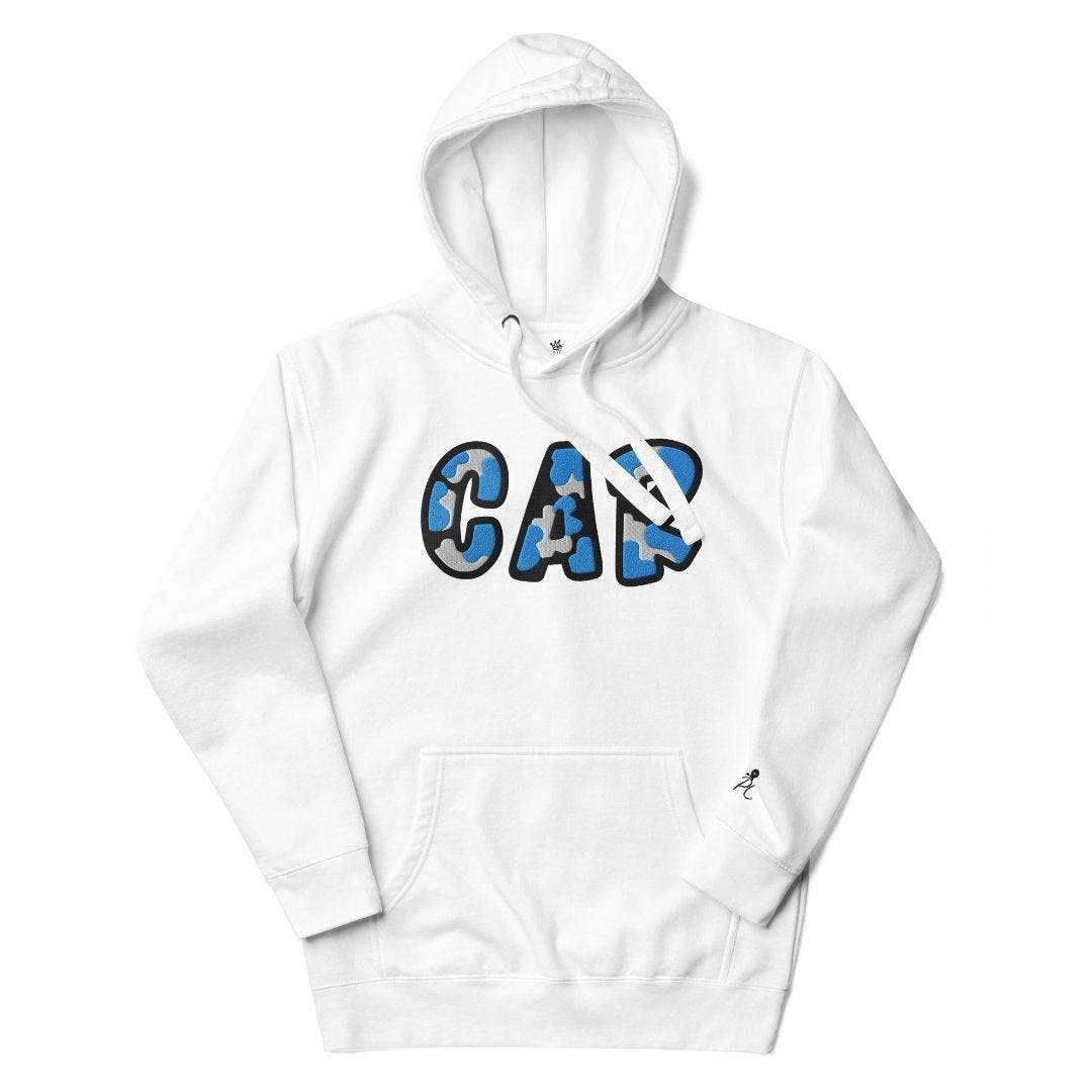 The City Collection CAR Football Patched Unisex Hoodie - Rebel P Customs