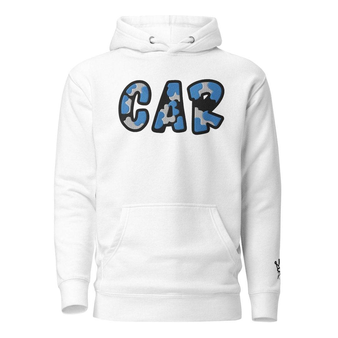 The City Collection CAR Football Patched Unisex Hoodie - Rebel P Customs