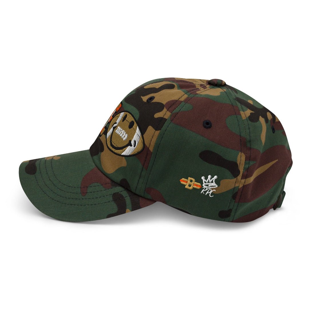 The City Collection Cleveland Football Camo Patched Hat - Rebel P Customs