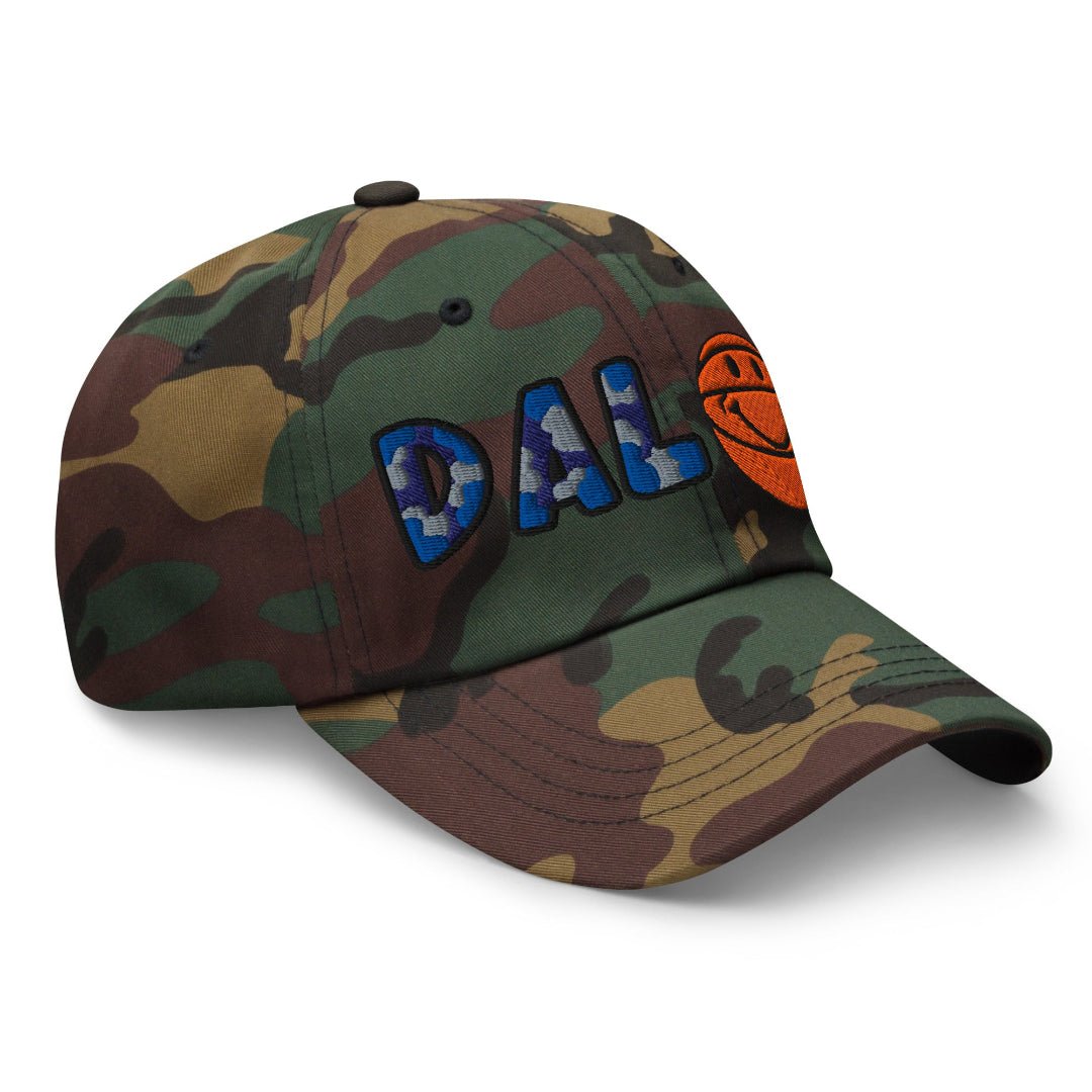 The City Collection DAL Basketball Camo Patched Hat - Rebel P Customs