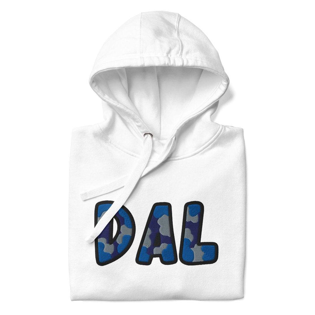 The City Collection DAL Basketball Patched Unisex Hoodie - Rebel P Customs