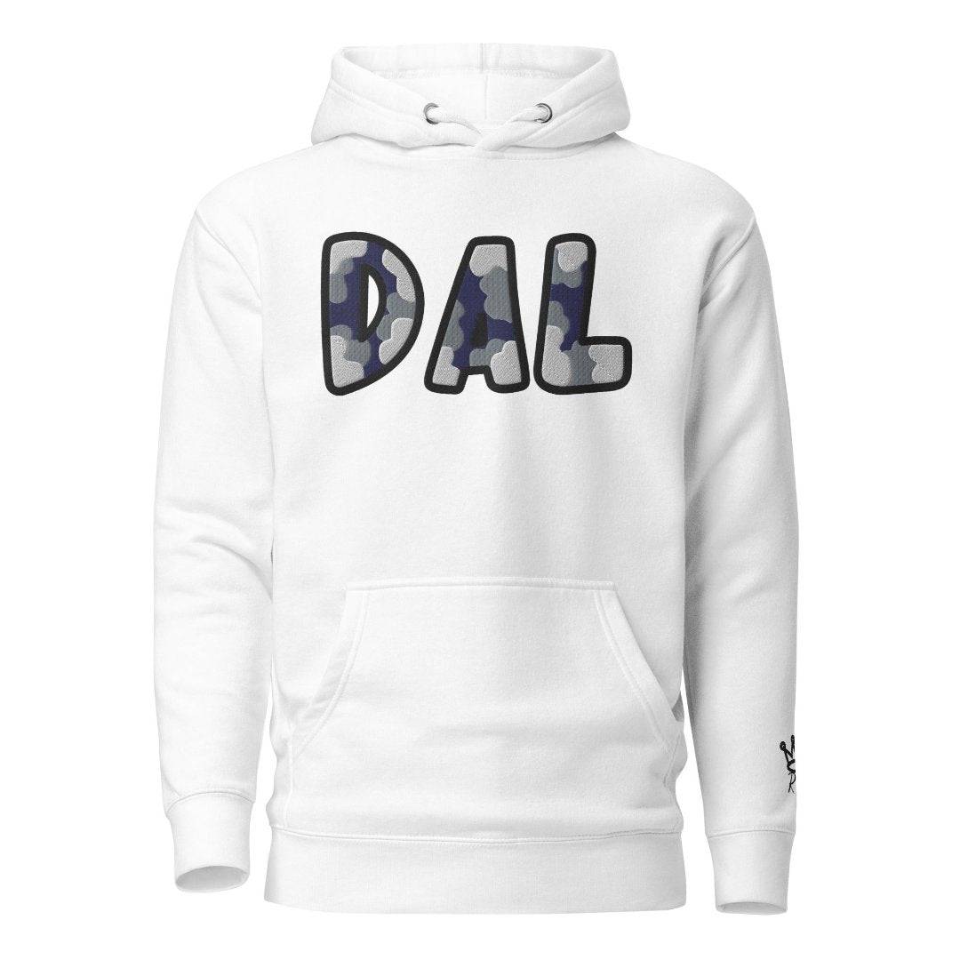 The City Collection DAL Football Patched Unisex Hoodie - Rebel P Customs