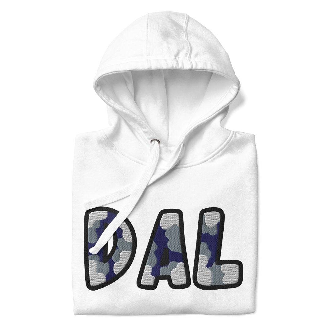 The City Collection DAL Football Patched Unisex Hoodie - Rebel P Customs