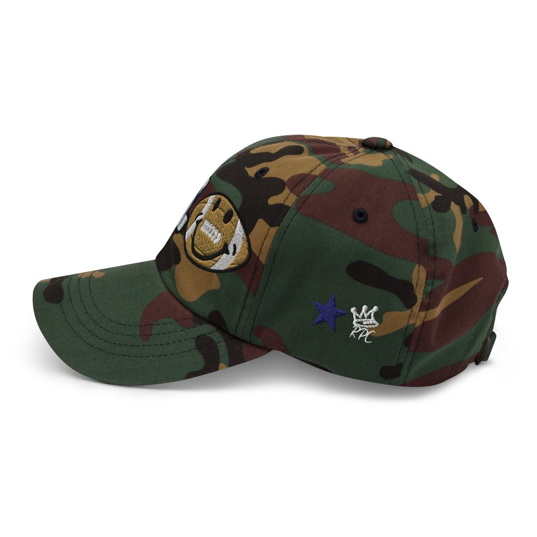 The City Collection Dallas Football Camo Patched Hat - Rebel P Customs