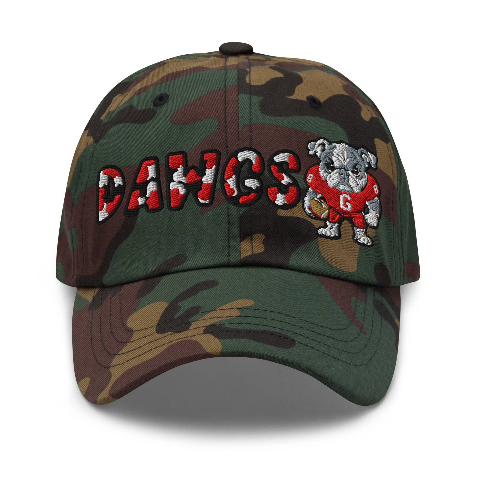 The City Collection Dawgs Camo Patched Hat - Rebel P Customs