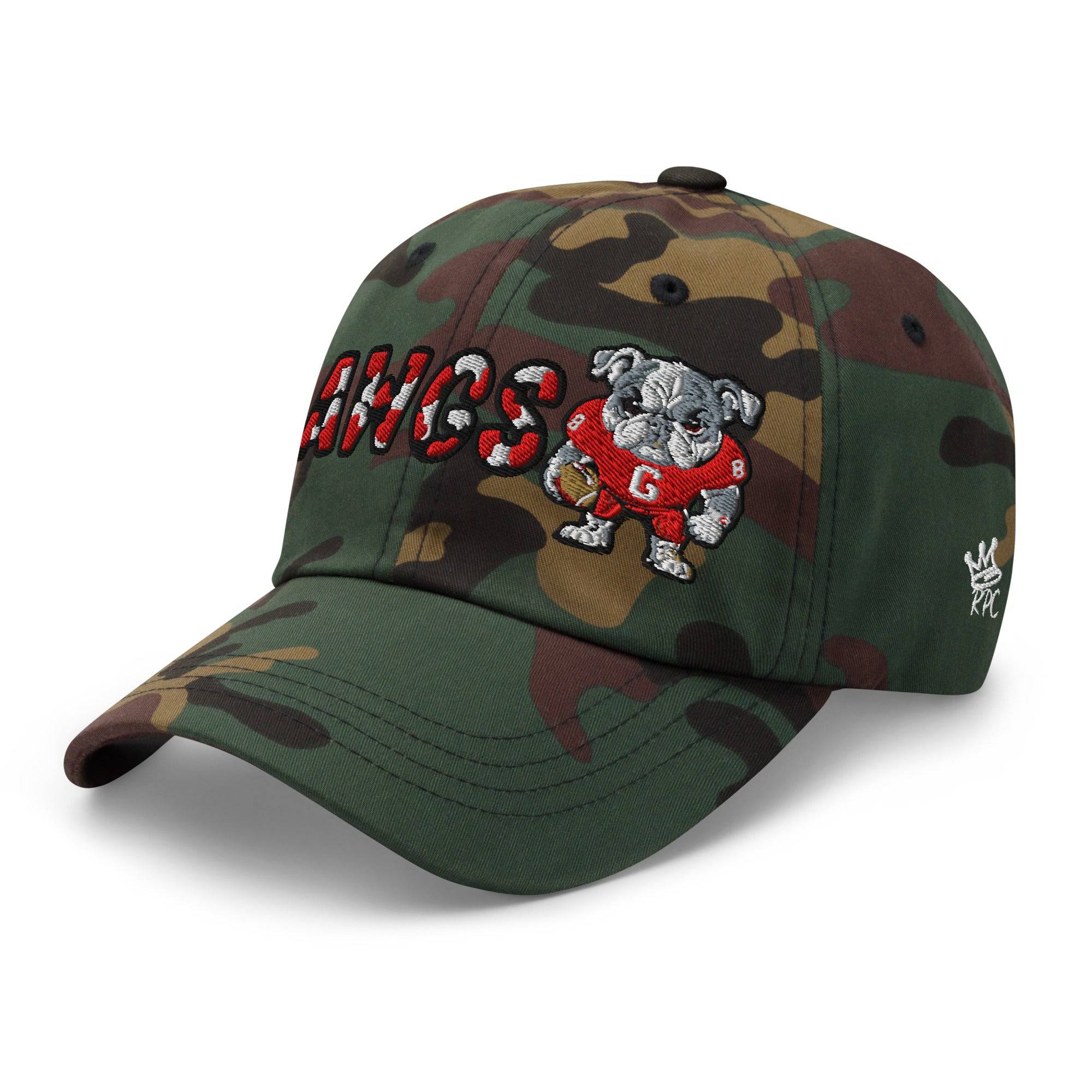 The City Collection Dawgs Camo Patched Hat - Rebel P Customs