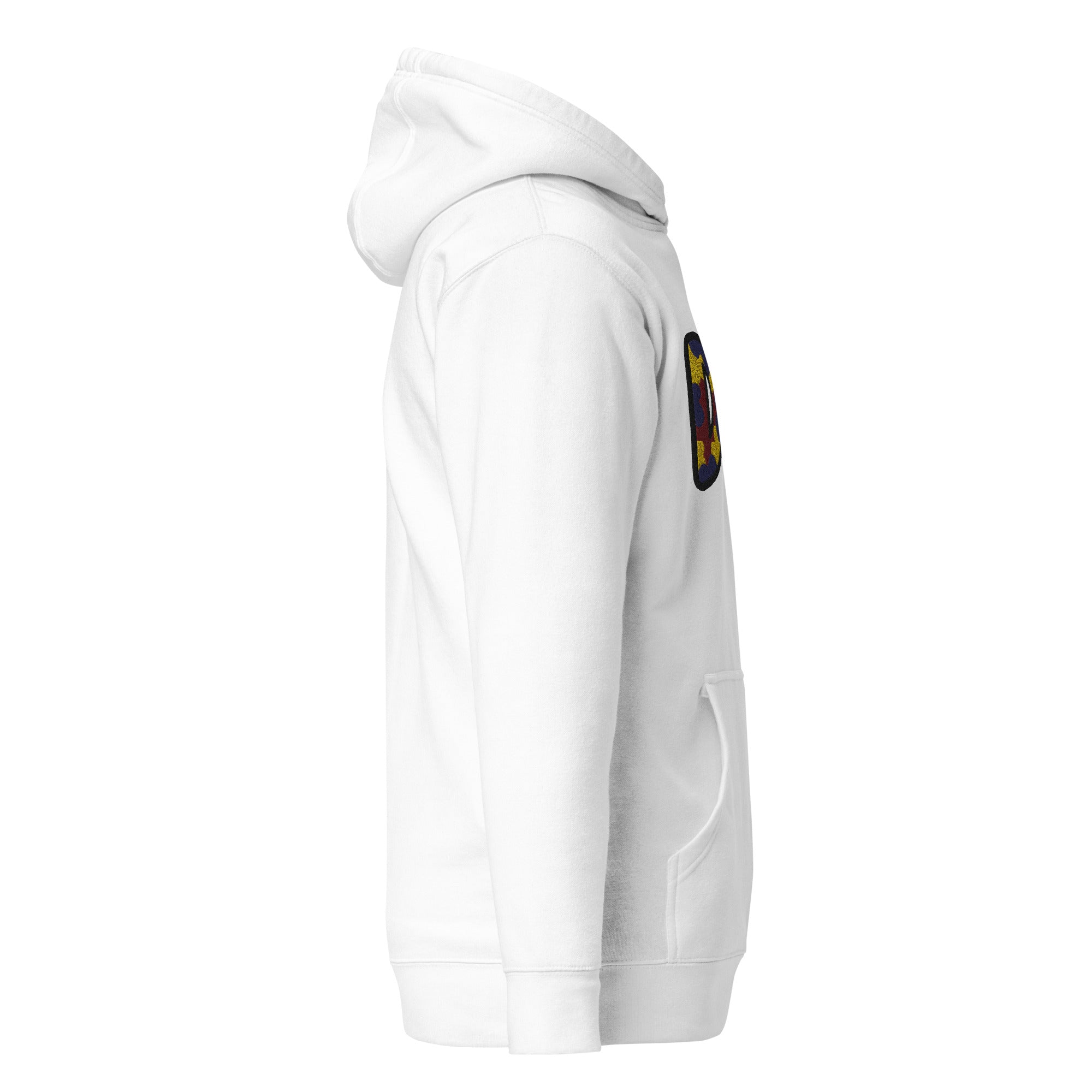 The City Collection DEN Basketball Patched Unisex Hoodie - Rebel P Customs