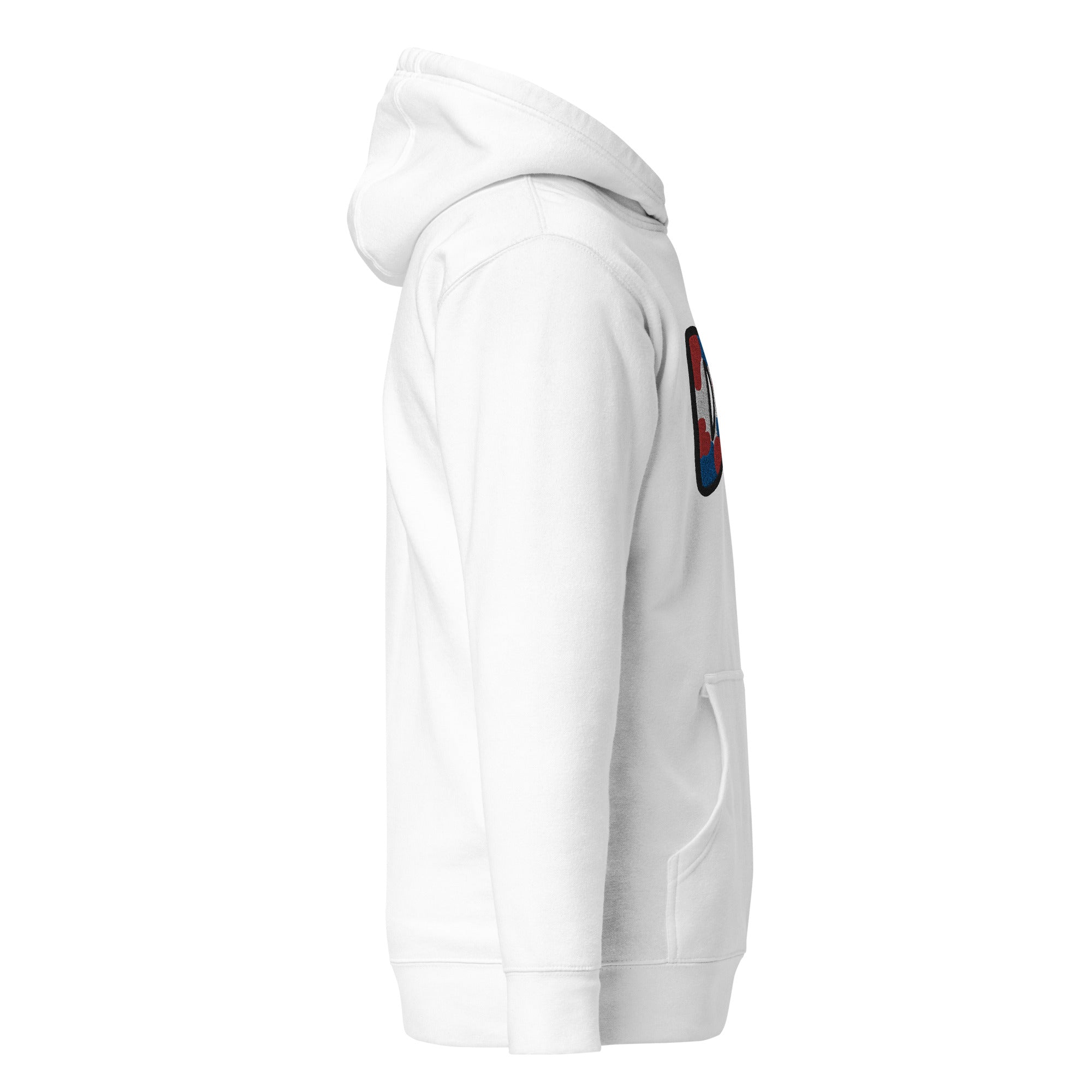 The City Collection DET Basketball Patched Unisex Hoodie - Rebel P Customs