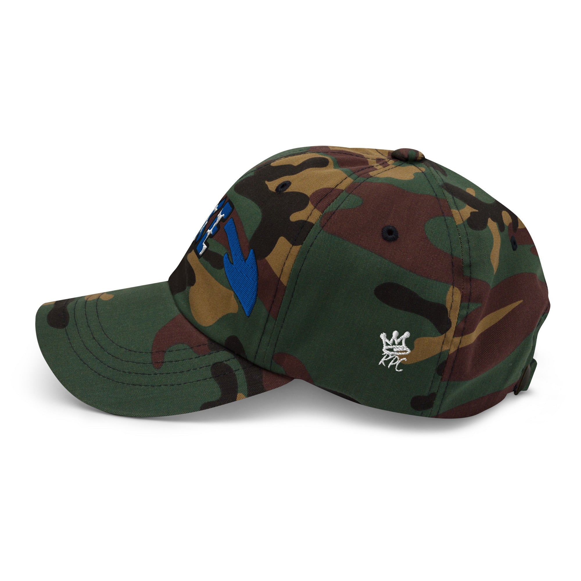 The City Collection Duke Blue Devil Camo Patched Hat - Rebel P Customs