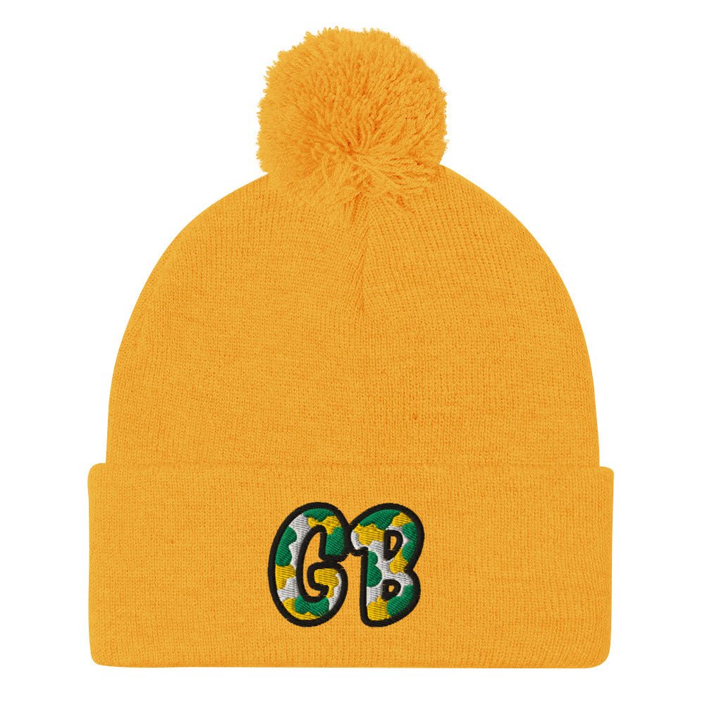 The City Collection GB Football Patched Beanie - Rebel P Customs