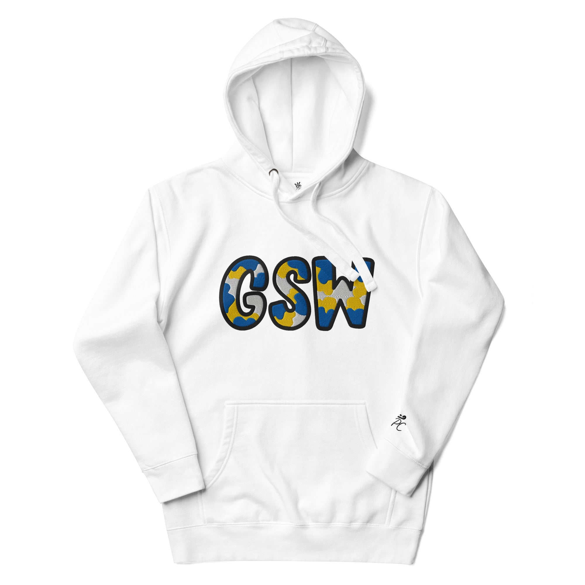 The City Collection GSW Basketball Patched Unisex Hoodie - Rebel P Customs
