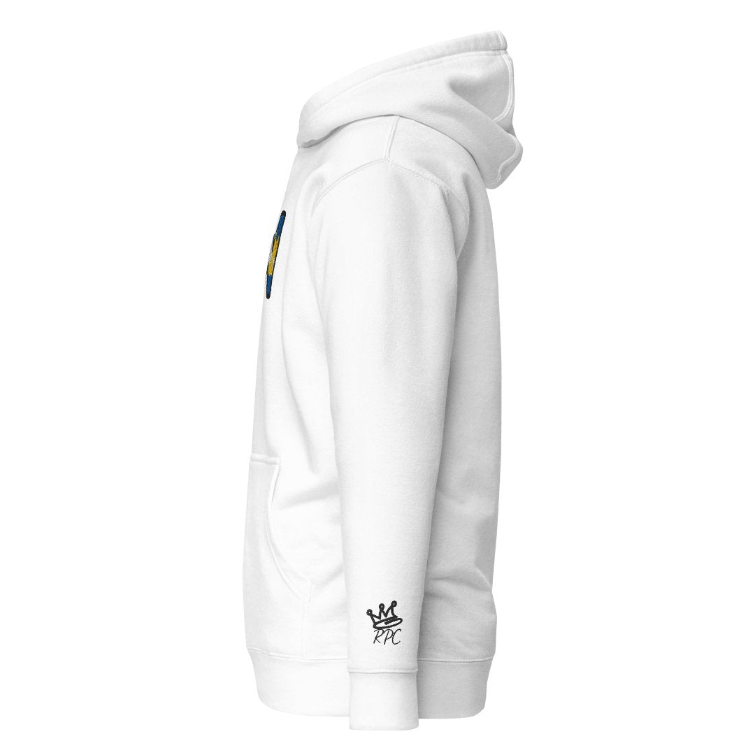 The City Collection GSW Basketball Patched Unisex Hoodie - Rebel P Customs