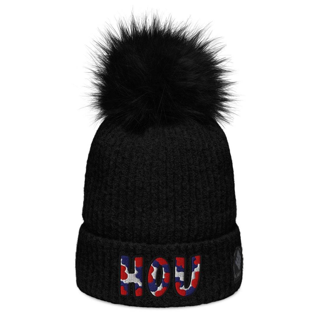 The City Collection HOU Football Patched Beanie - Rebel P Customs