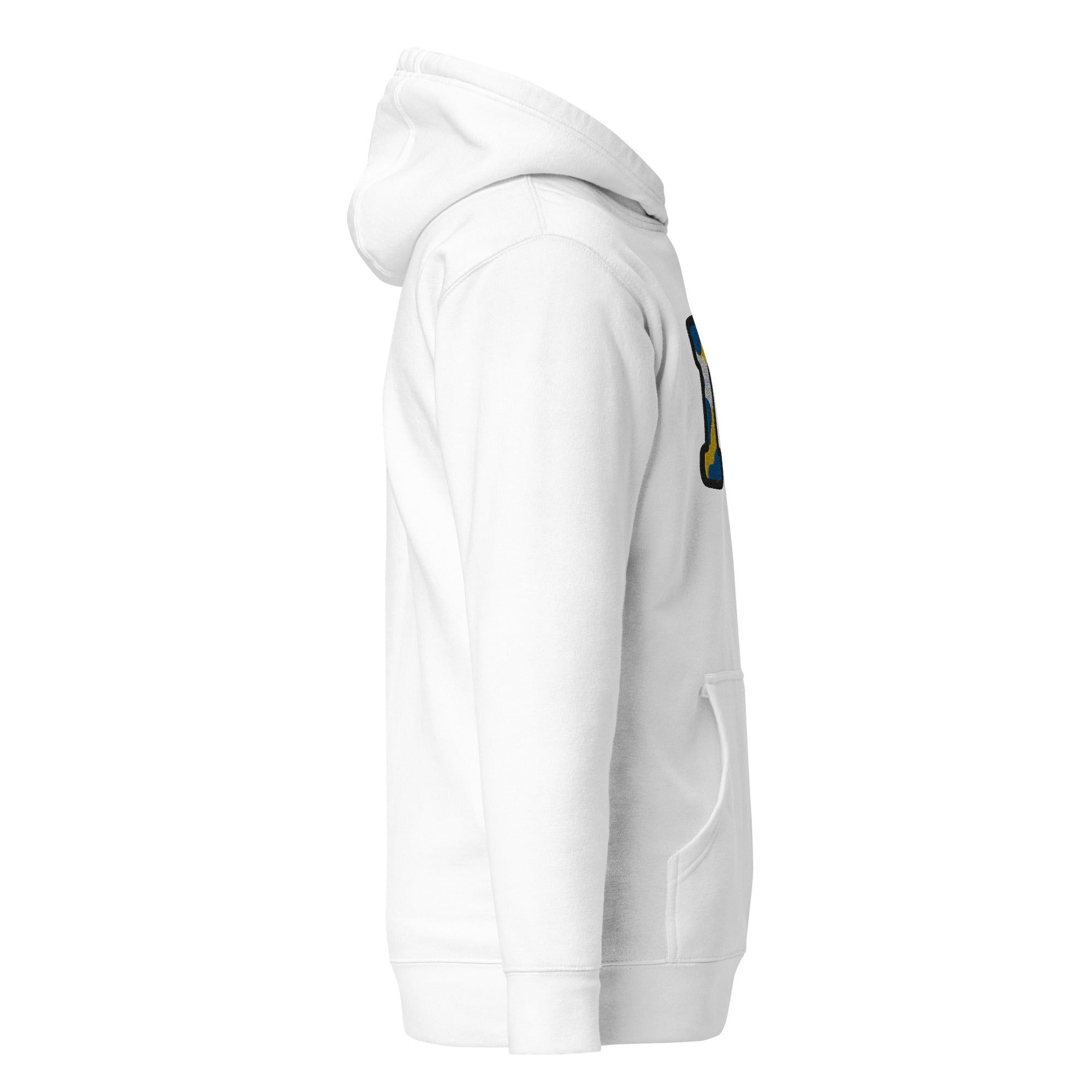 The City Collection IND Basketball Patched Unisex Hoodie - Rebel P Customs