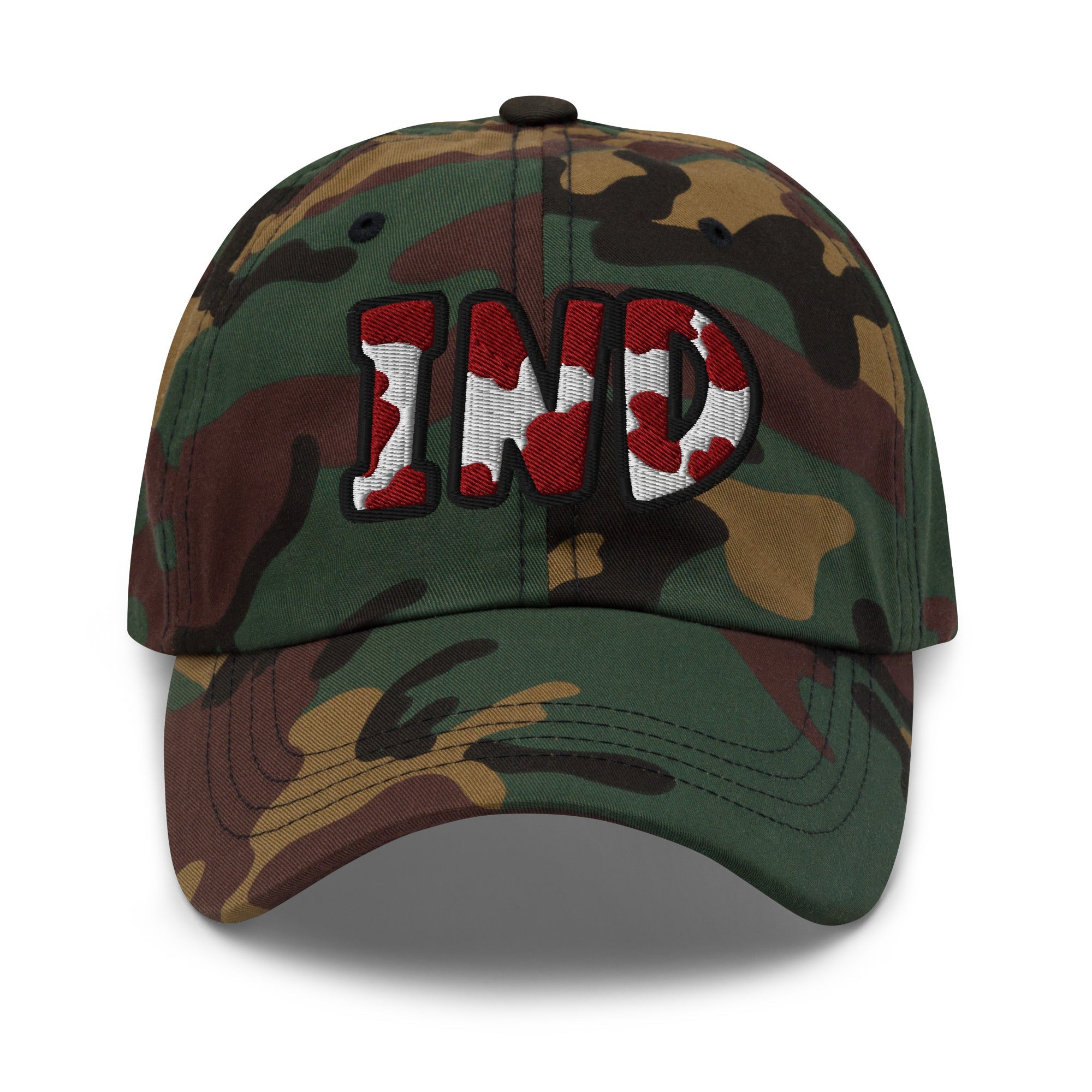 The City Collection IND Camo Patched Hat - Rebel P Customs