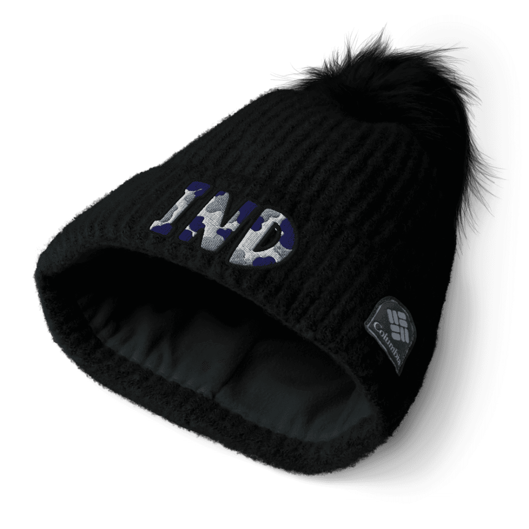 The City Collection IND Football Patched Beanie - Rebel P Customs