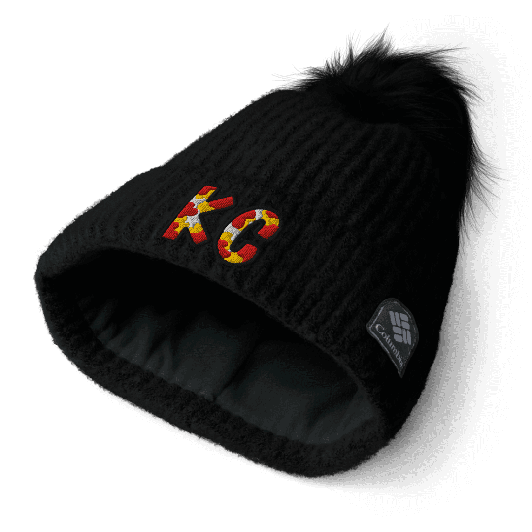 The City Collection KC Football Patched Beanie - Rebel P Customs