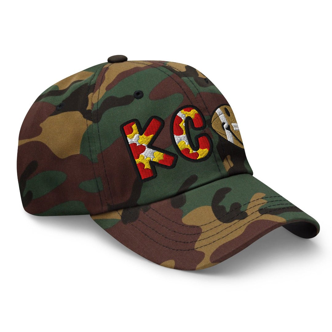 The City Collection KC Football Patched Hat - Rebel P Customs