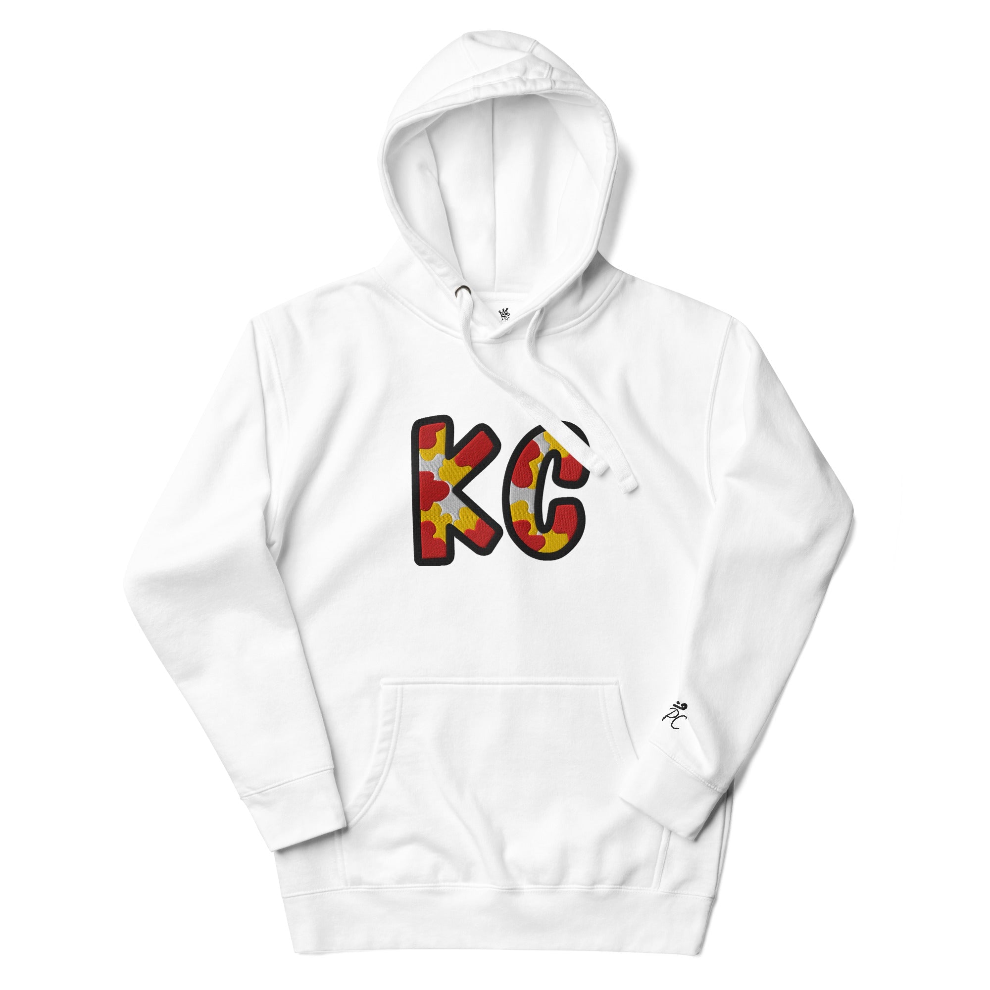 The City Collection KC Football Patched Unisex Hoodie - Rebel P Customs