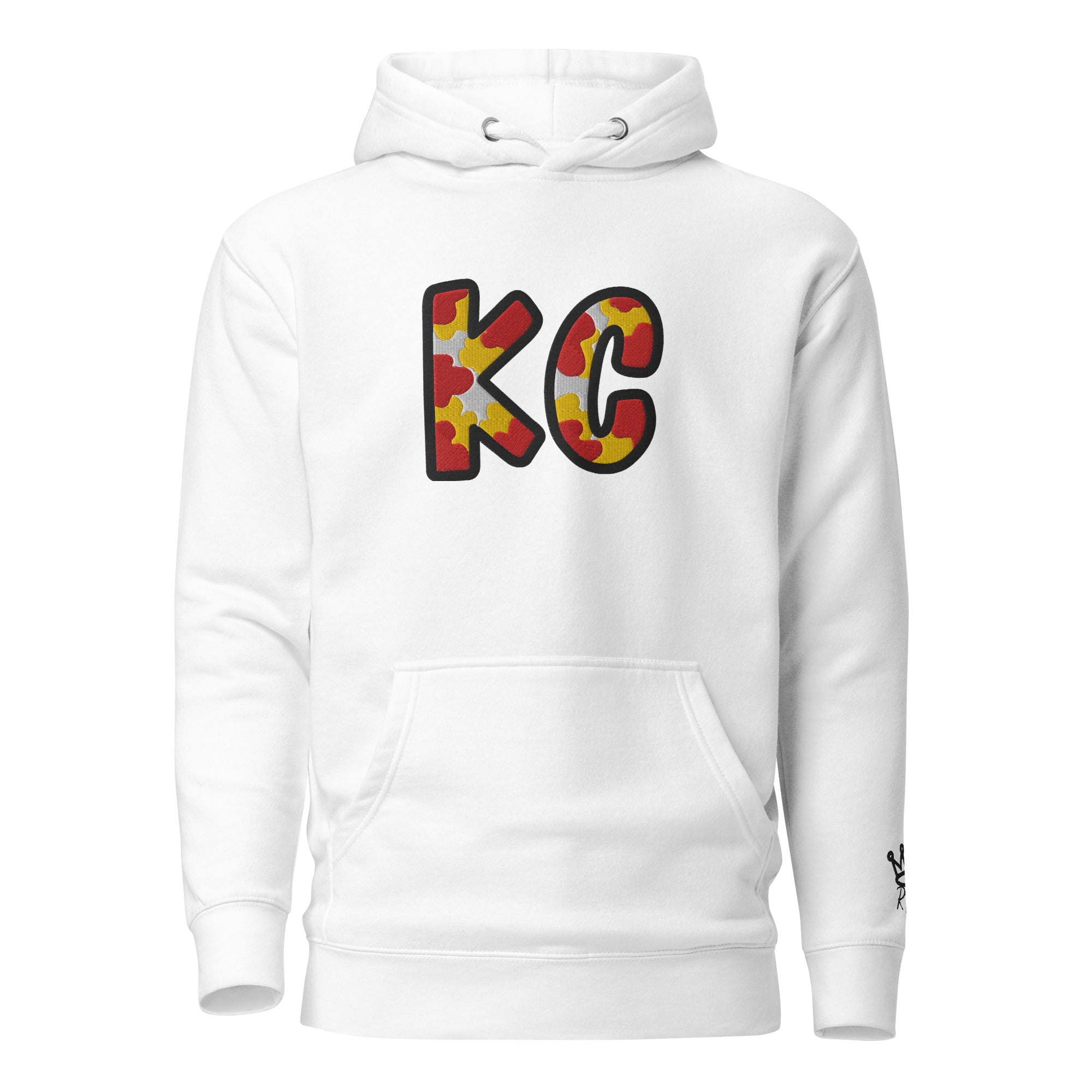 The City Collection KC Football Patched Unisex Hoodie - Rebel P Customs
