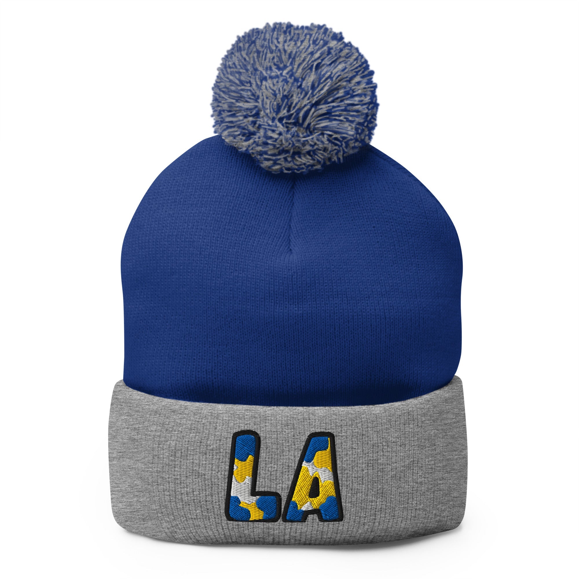 The City Collection LA Football Patched Beanie - Rebel P Customs