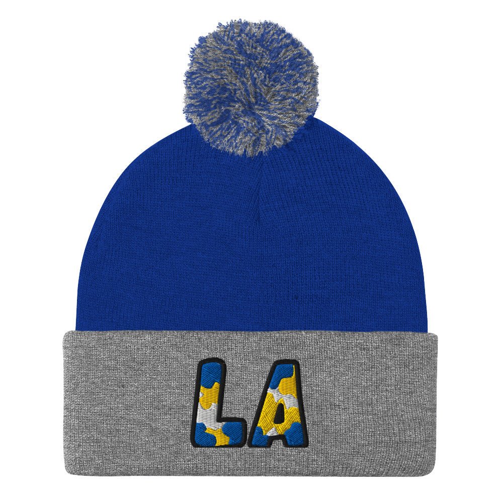 The City Collection LA Football Patched Beanie - Rebel P Customs