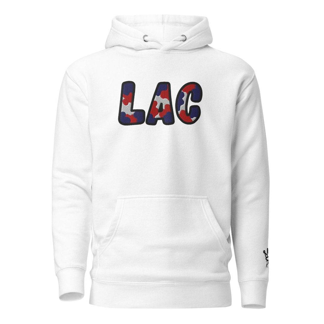 The City Collection LAC Basketball Patched Unisex Hoodie - Rebel P Customs