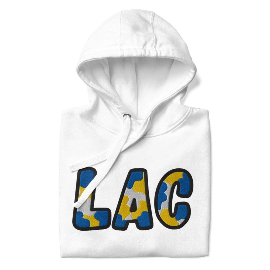 The City Collection LAC Football Patched Unisex Hoodie - Rebel P Customs