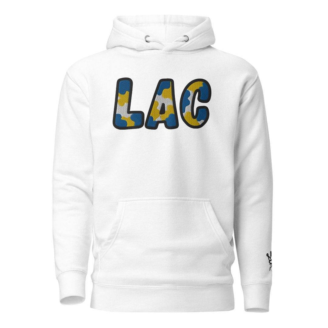 The City Collection LAC Football Patched Unisex Hoodie - Rebel P Customs