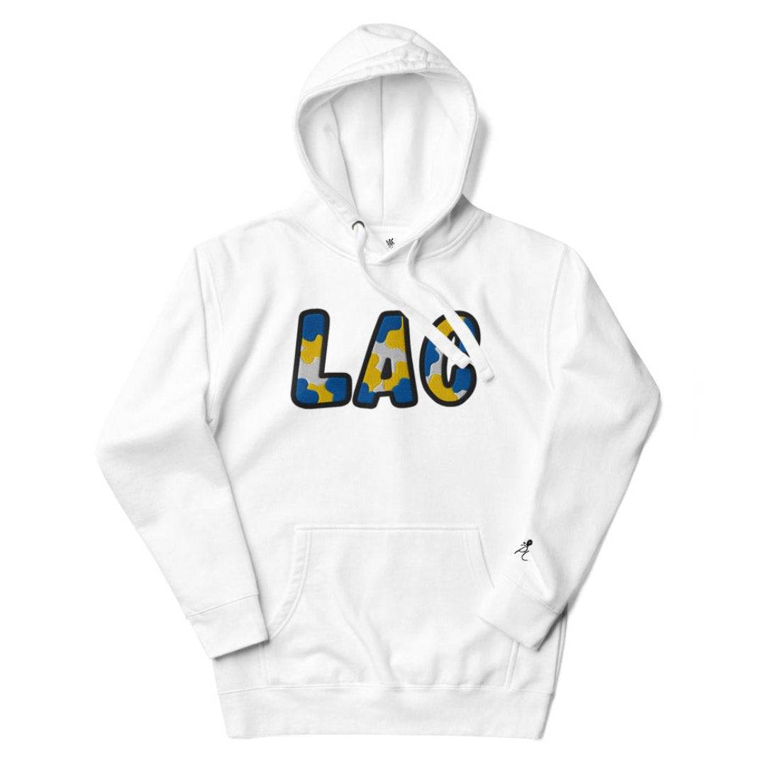 The City Collection LAC Football Patched Unisex Hoodie - Rebel P Customs