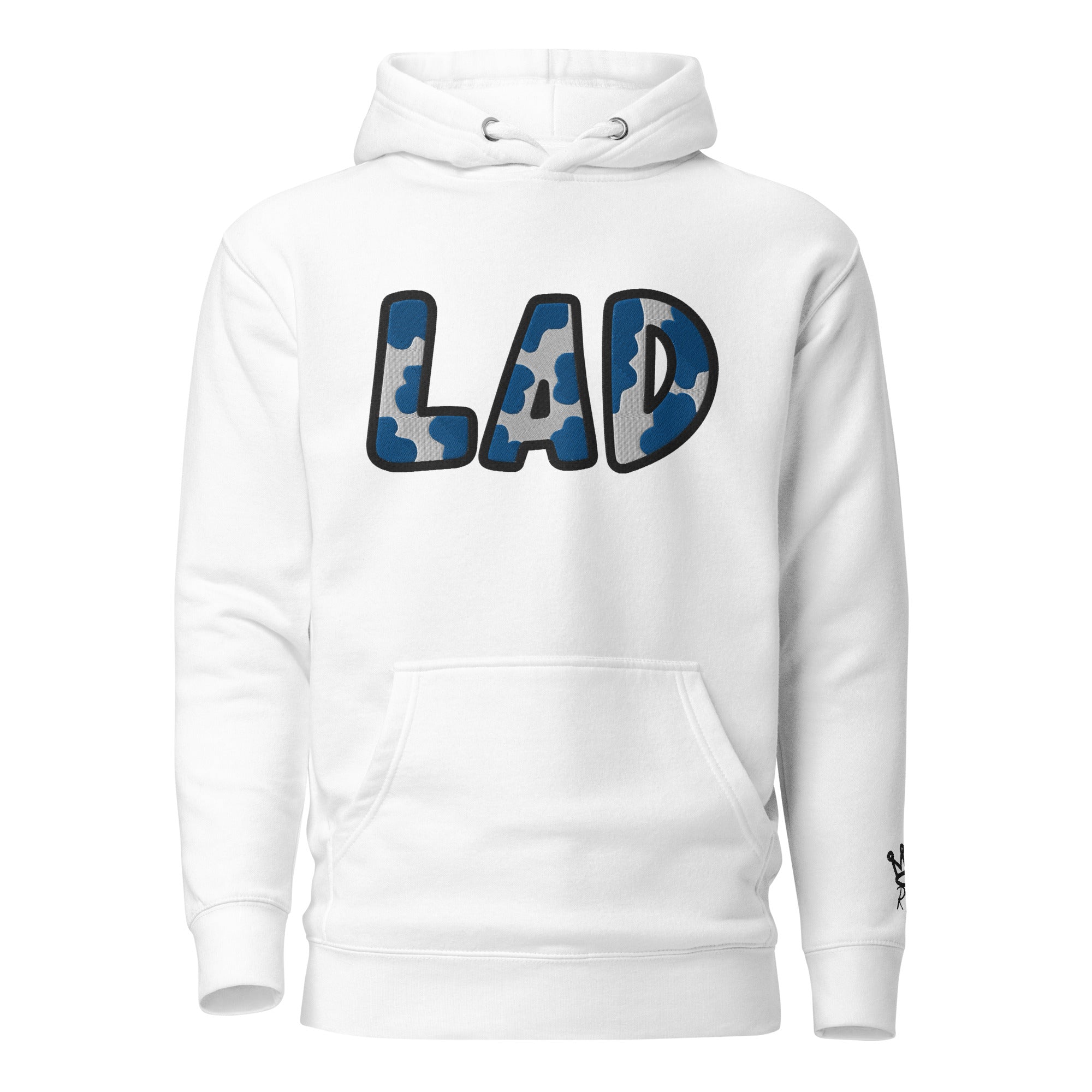 The City Collection LAD Baseball Patched Unisex Hoodie - Rebel P Customs