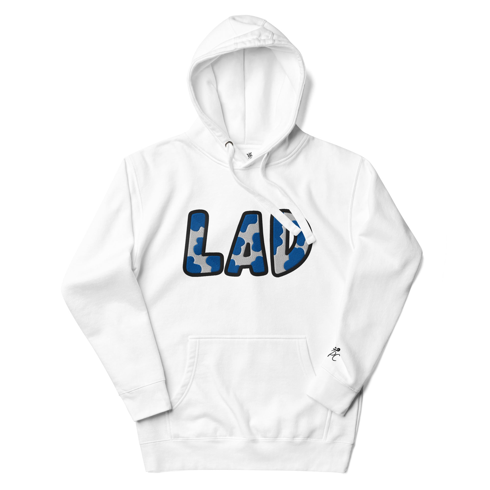 The City Collection LAD Baseball Patched Unisex Hoodie - Rebel P Customs