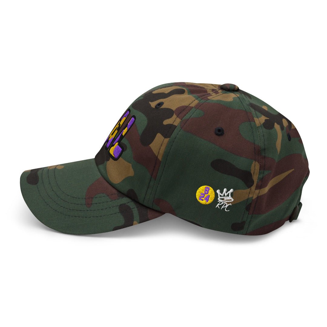 The City Collection LAL Basketball Camo Patched Hat - Rebel P Customs