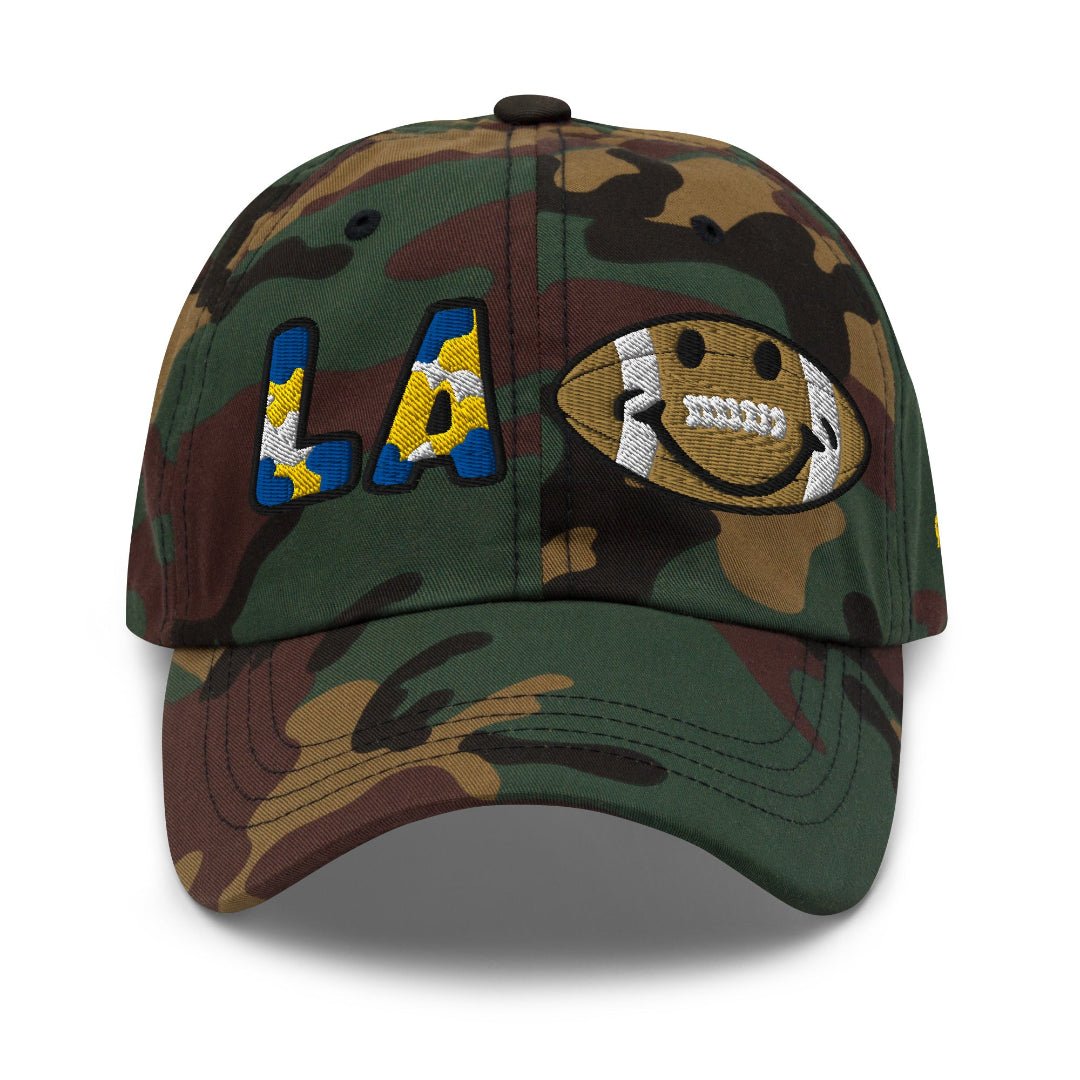 The City Collection Los Angeles Rams Football Camo Patched Hat - Rebel P Customs